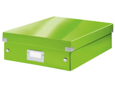 LEITZ Boîte de rangement Click & Store WOW, grand, vert
