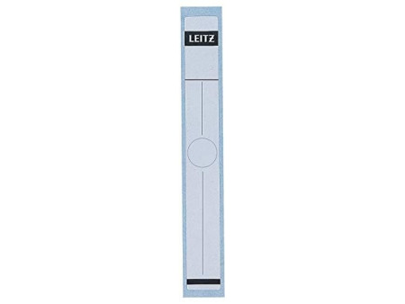 LEITZ Etiquette dos de classeur pour dossier suspendu, gris