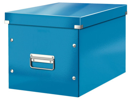 LEITZ Boîte de rangement Click & Store WOW Cube L, bleu