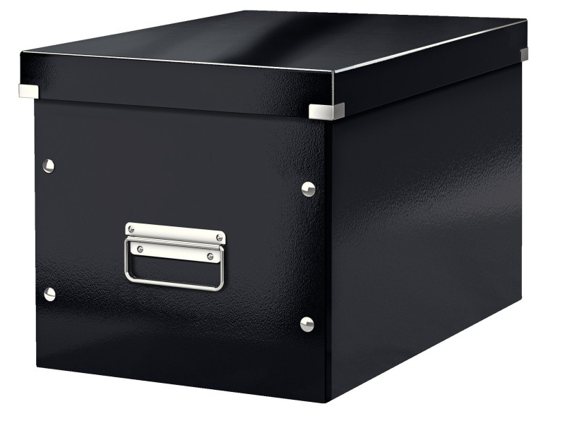 LEITZ Boîte de rangement Click & Store WOW Cube L, noir