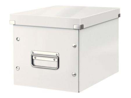 LEITZ Boîte de rangement Click & Store WOW Cube M, blanc