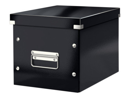 LEITZ Boîte de rangement Click & Store WOW Cube M, noir