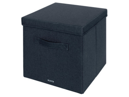 LEITZ Boîte de rangement en tissu, taille L, set de 2, gris