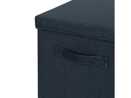 LEITZ Boîte de rangement en tissu, taille L, set de 2, gris