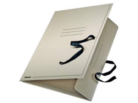 Esselte Carton à dessins, format A1, avec cordons, brun