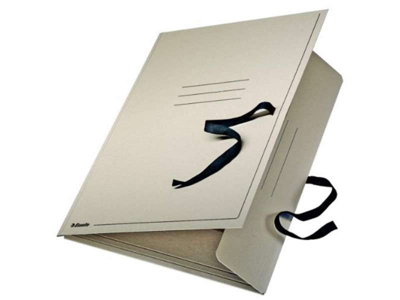 Esselte Carton à dessins, format A1, avec cordons, brun