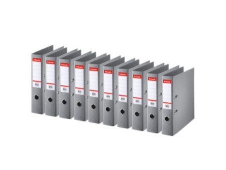 Esselte Classeur en plastique Standard, A4, 75 mm, gris