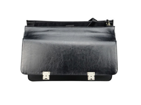 Alassio Porte-documents 'VENETO', cuir, noir