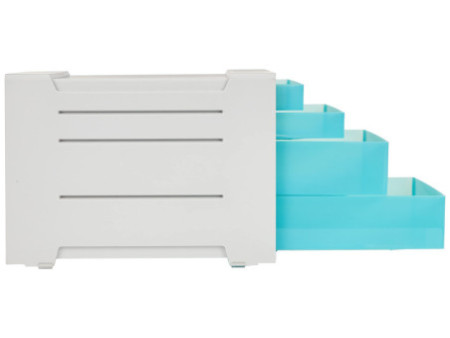 Esselte Module de classement Colour'Ice, 4 tiroirs, bleu