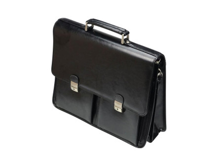 Alassio Porte-documents 'VENETO', similicuir, noir
