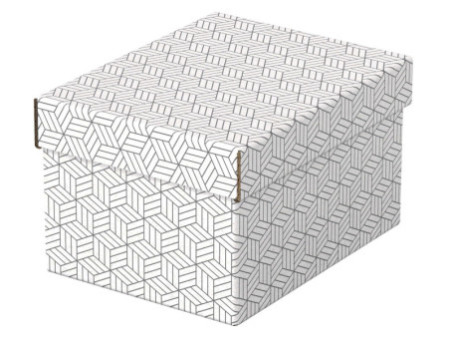 Esselte Boîte de rangement & cadeau Home S, set de 3, blanc