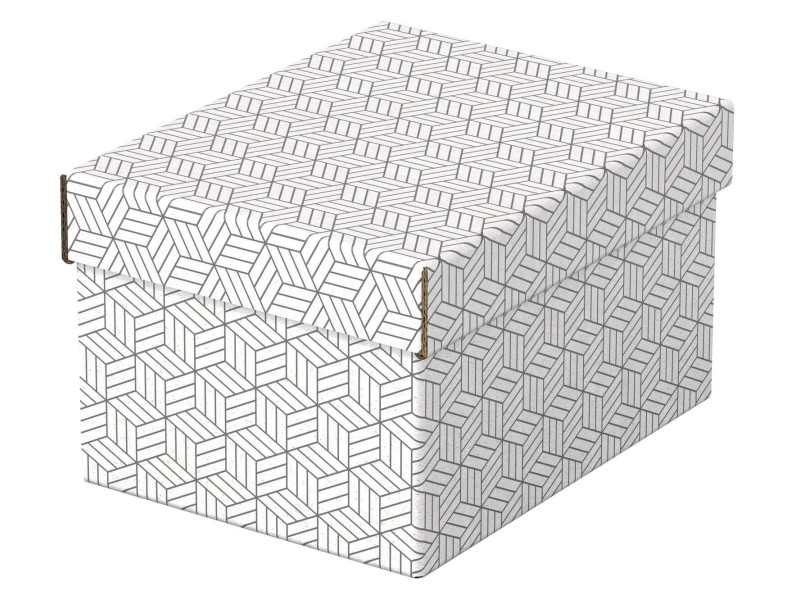 Esselte Boîte de rangement & cadeau Home S, set de 3, blanc
