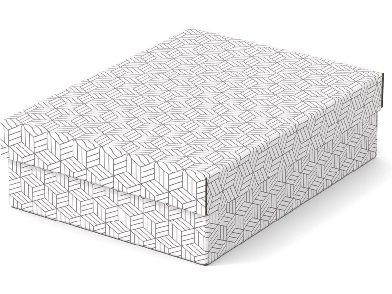 Esselte Boîte de rangement & cadeau Home M, set de 3, blanc