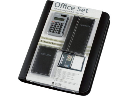 Alassio Serviette classeur 'Office Set', noir