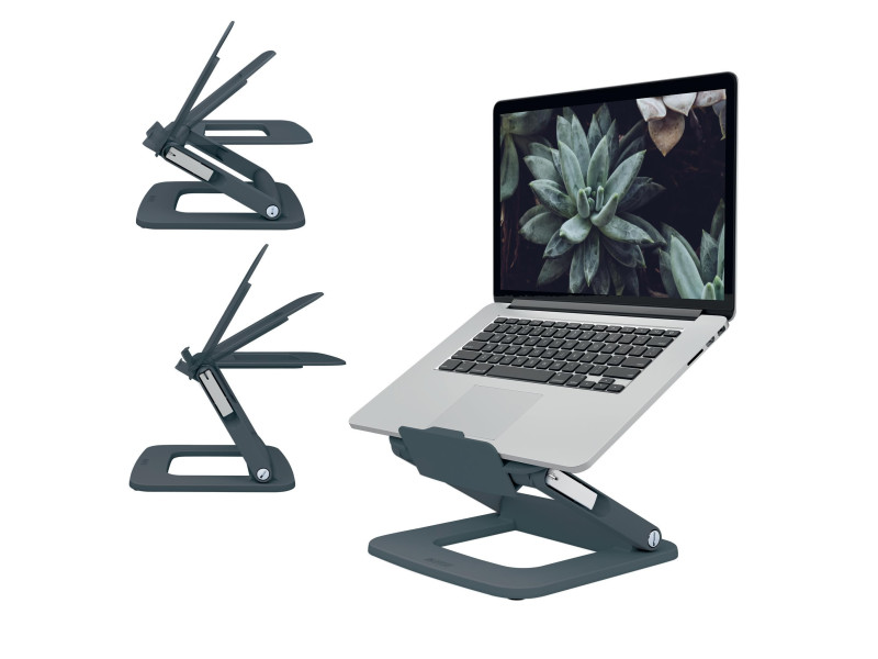 LEITZ Support pour ordinateur portable Ergo, gris foncé