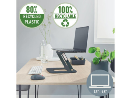 LEITZ Support pour ordinateur portable Ergo, gris foncé