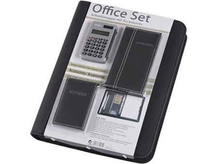Alassio Serviette classeur 'Office Set', noir