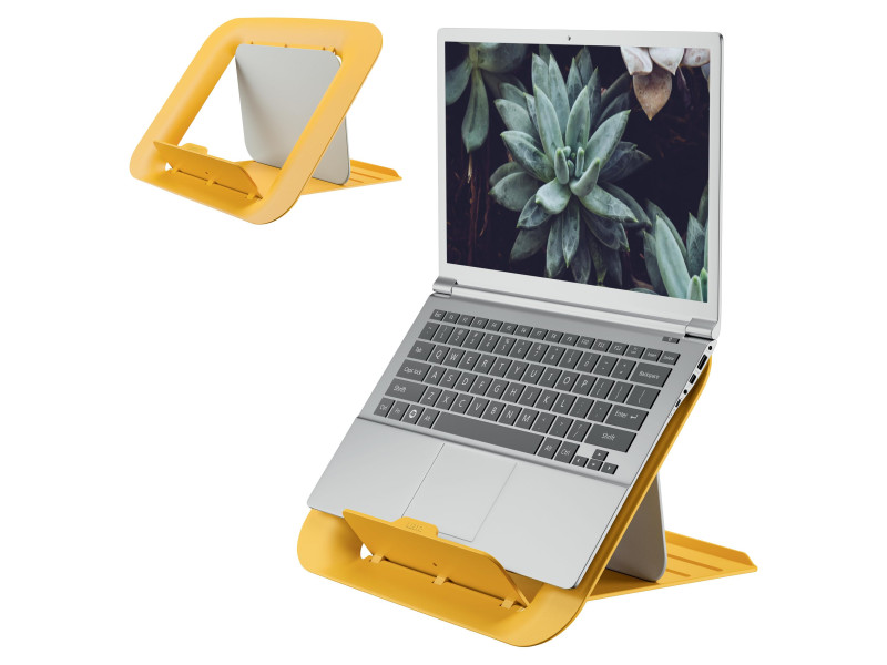 LEITZ Support pour ordinateur portable Ergo Cosy, jaune