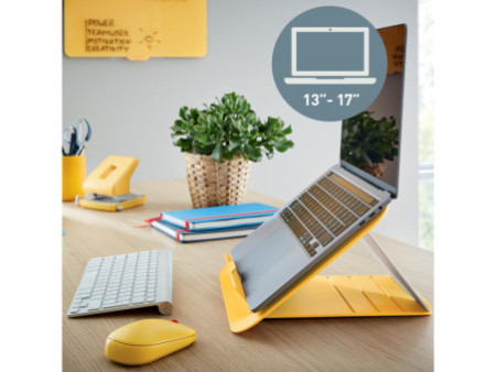 LEITZ Support pour ordinateur portable Ergo Cosy, jaune