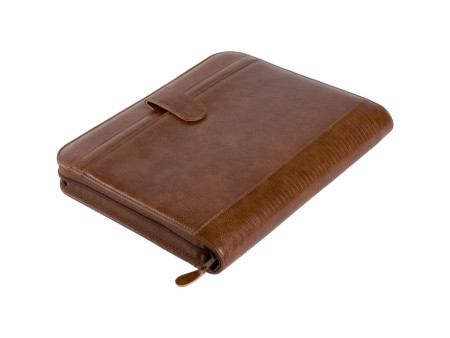 Alassio Serviette classeur 'VITERBO', A4, similicuir, marron