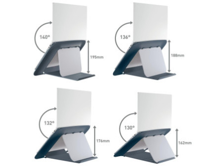 LEITZ Support pour ordinateur portable Ergo Cosy, gris