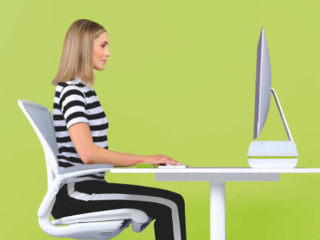 LEITZ Support pour écran Ergo WOW, en plastique, blanc/vert