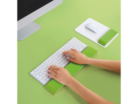 LEITZ Repose-poignet pour clavier Ergo WOW, blanc/vert