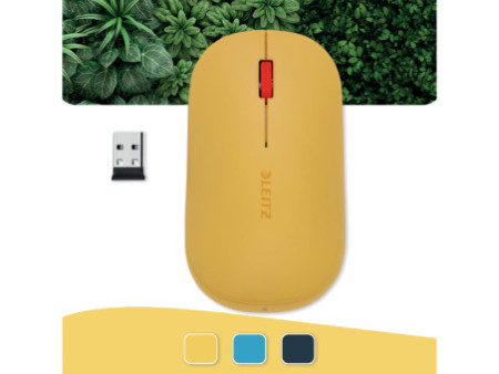 LEITZ Souris optique Bluetooth Cosy, sans fil, jaune