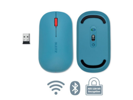 LEITZ Souris optique Bluetooth Cosy, sans fil, bleu