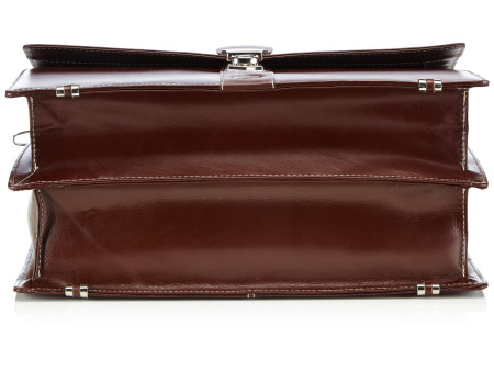 Alassio Porte-documents 'MONACO', cuir, marron foncé