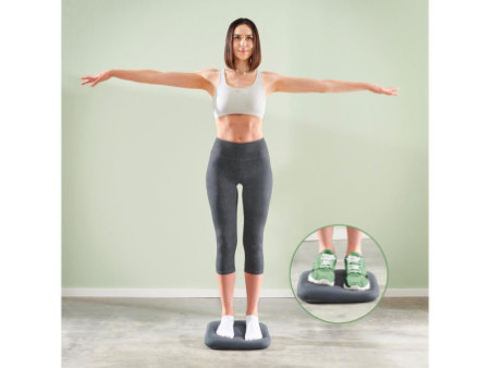 LEITZ Coussin d'assise Ergo Active Balance, gris foncé