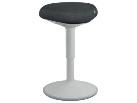 LEITZ Tabouret 'assis' Ergo actif, assise confort,gris clair
