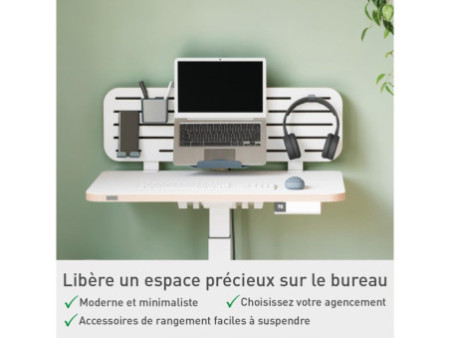 LEITZ Panneau organiseur de bureau, grand, blanc