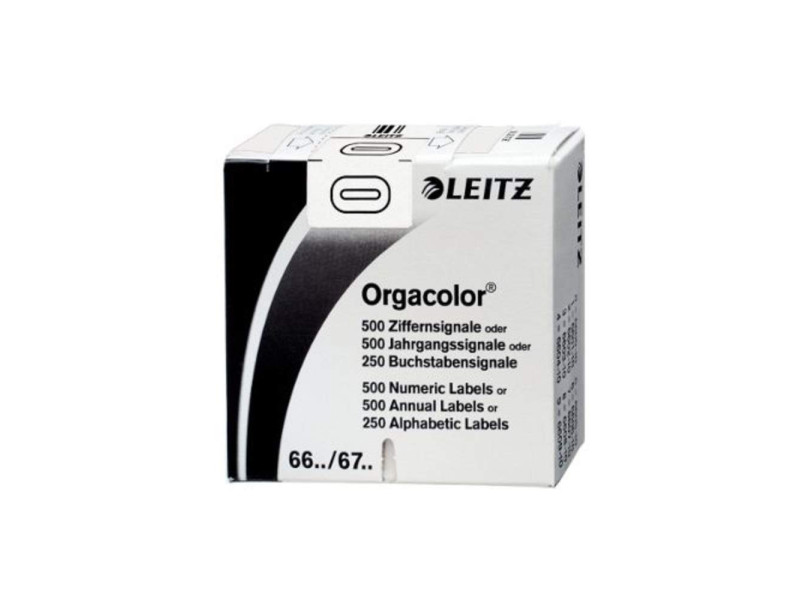 LEITZ Etiquette numérique Orgacolor '0', rouleau, blanc