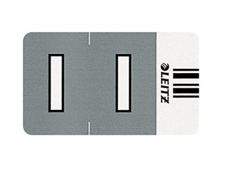 LEITZ onglet alphabétique 'I' sur Rouleau, gris, autocollant