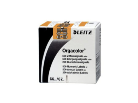 LEITZ onglet alphabétique 'SCH' sur rouleau, marron clair
