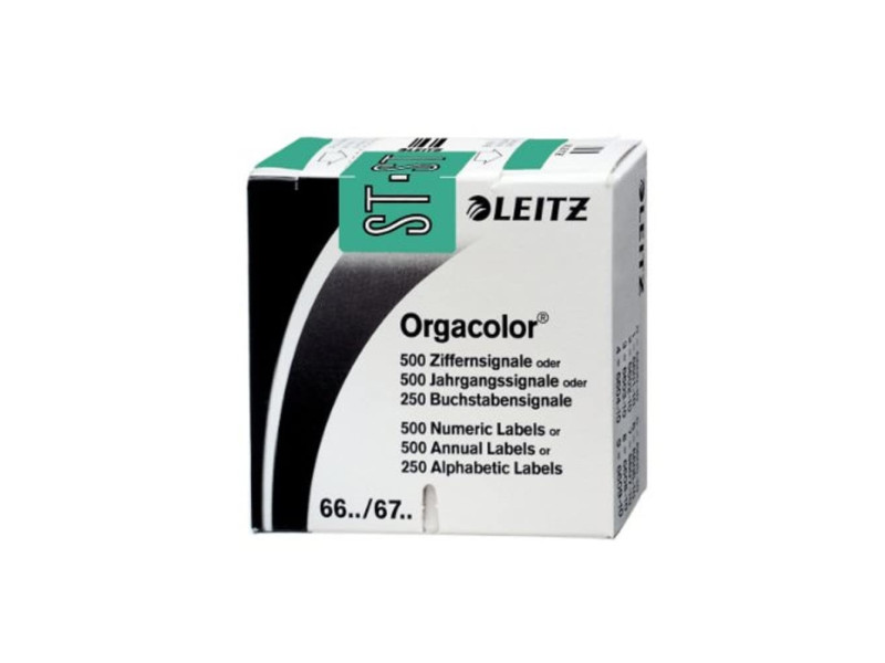 LEITZ onglet alphabétique 'ST' sur rouleau, turquoise