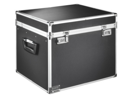 LEITZ Boîte pour dossiers suspendus, noir/chrome