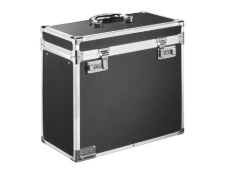 LEITZ Boîte mobile pour dossiers suspendus, noir/chrome,cadr
