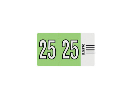 LEITZ Étiquette année Orgacolor '24', sur rouleau, orange