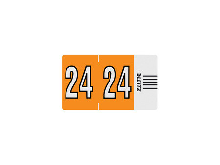 LEITZ Étiquette année Orgacolor '25', sur rouleau, vert