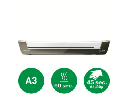 LEITZ Plastifieuse iLAM Office A4, jusqu'à A3, argent