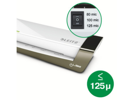 LEITZ Plastifieuse iLAM Office A4, jusqu'à A3, argent