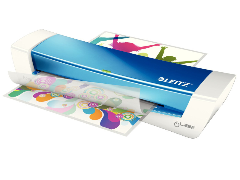 LEITZ Plastifieuse iLAM Home Office A4, jusqu'à A4, bleu