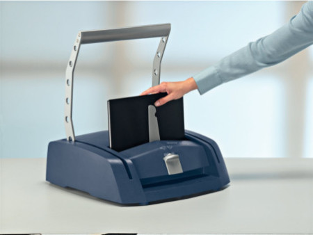 LEITZ Machine à relier impressBIND 280, argent/bleu