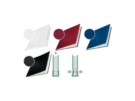 LEITZ Chemise pour reliure impressBind, A4, 10,5 mm, blanc