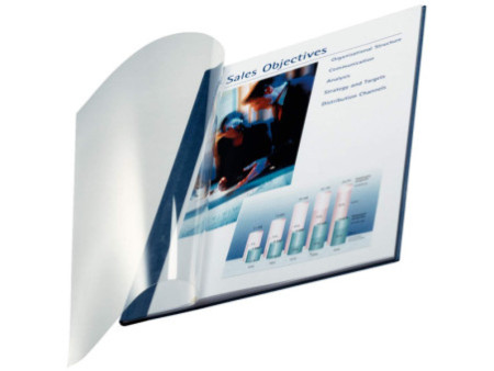 LEITZ Chemise pour reliure impressBind, A4, 3,5 mm, bleu
