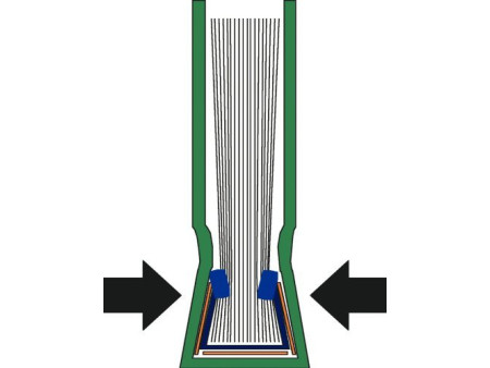 LEITZ Chemise pour reliure impressBind, A4, 7 mm, bleu