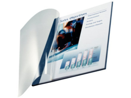 LEITZ Chemise pour reliure impressBind, A4, 7 mm, bleu