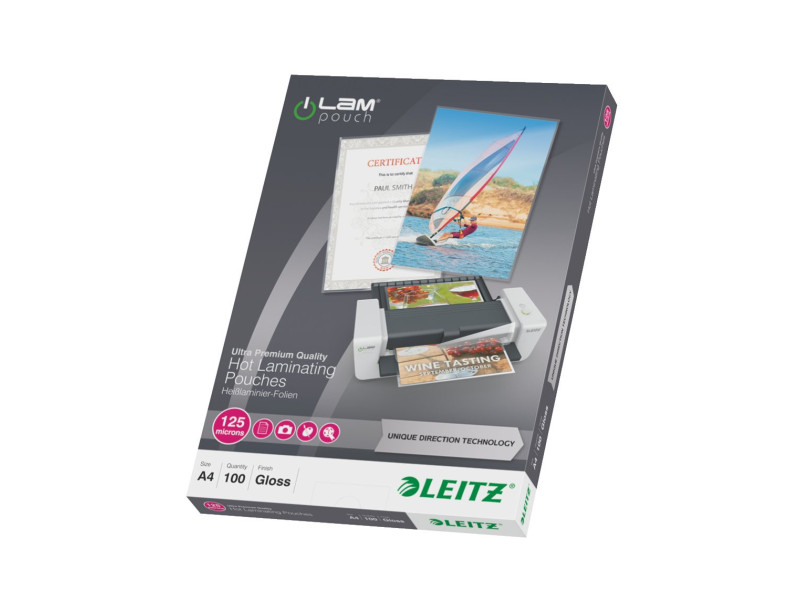 LEITZ Pochette de plastification iLAM, A4, brillant, 250